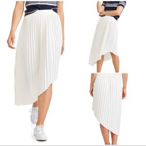 L.N.V Pleated Asymmetrical Skirt